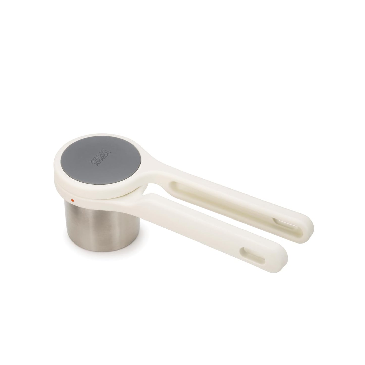 Joseph Joseph Helix Garlic Press Mincer Ergonomic Twist-Action Hand Juicer, Stainless Steel