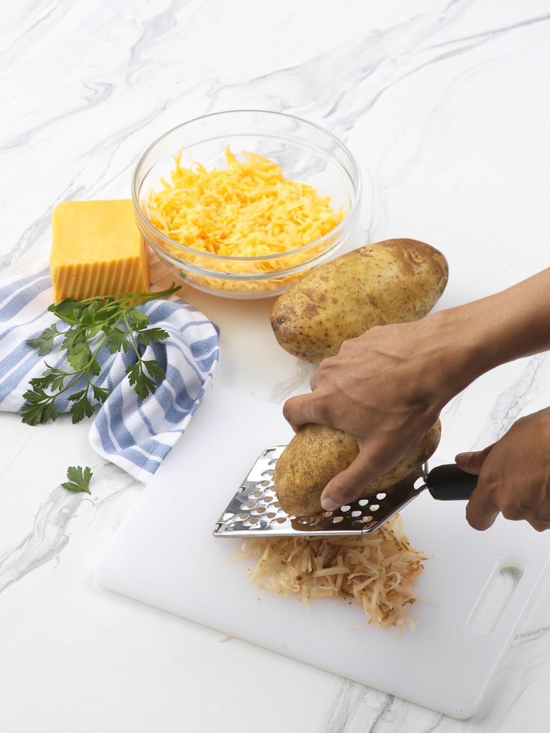 Good Cook Handi Euroflex Grater, Classic Stainless Steel