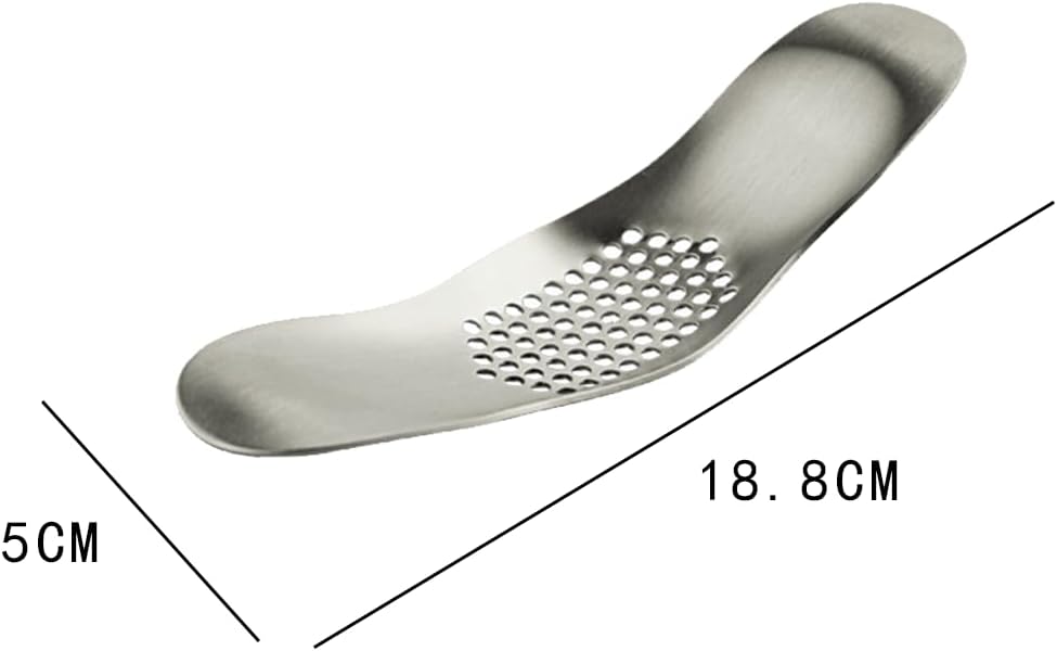 Garlic Rocker Crusher Mincer Press Dishwasher Safe, Stainless Steel