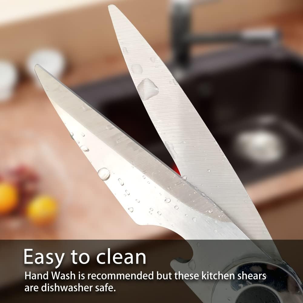 Kitchen Scissors 2 Pack Shears All Purpose Heavy Duty Sharp for Food