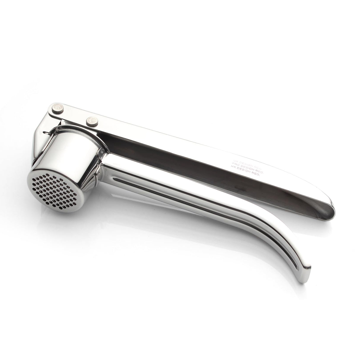 Kitchen Garlic Press, Rust Proof & Dishwasher Safe Garlic Mincer, Durable Garlic Crusher, Easy to Clean and Squeeze, Rose