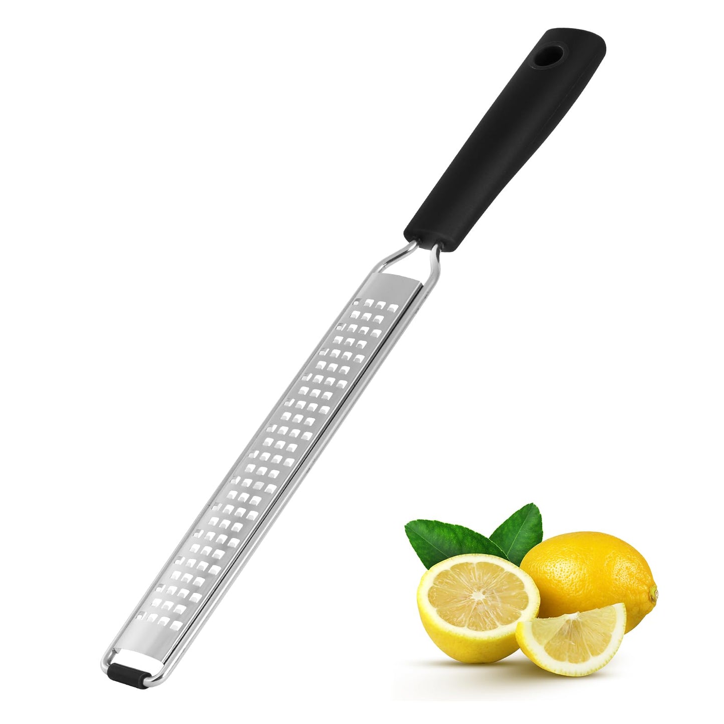 Handheld Cheese Grater & Cheese Shredder – Stainless Steel, Rust-Proof | Non-Slip Handle, Durable Flat Grater for Parmesan, Chocolate, Spices, Vegetables & More – Multi-Purpose & Easy to Clean