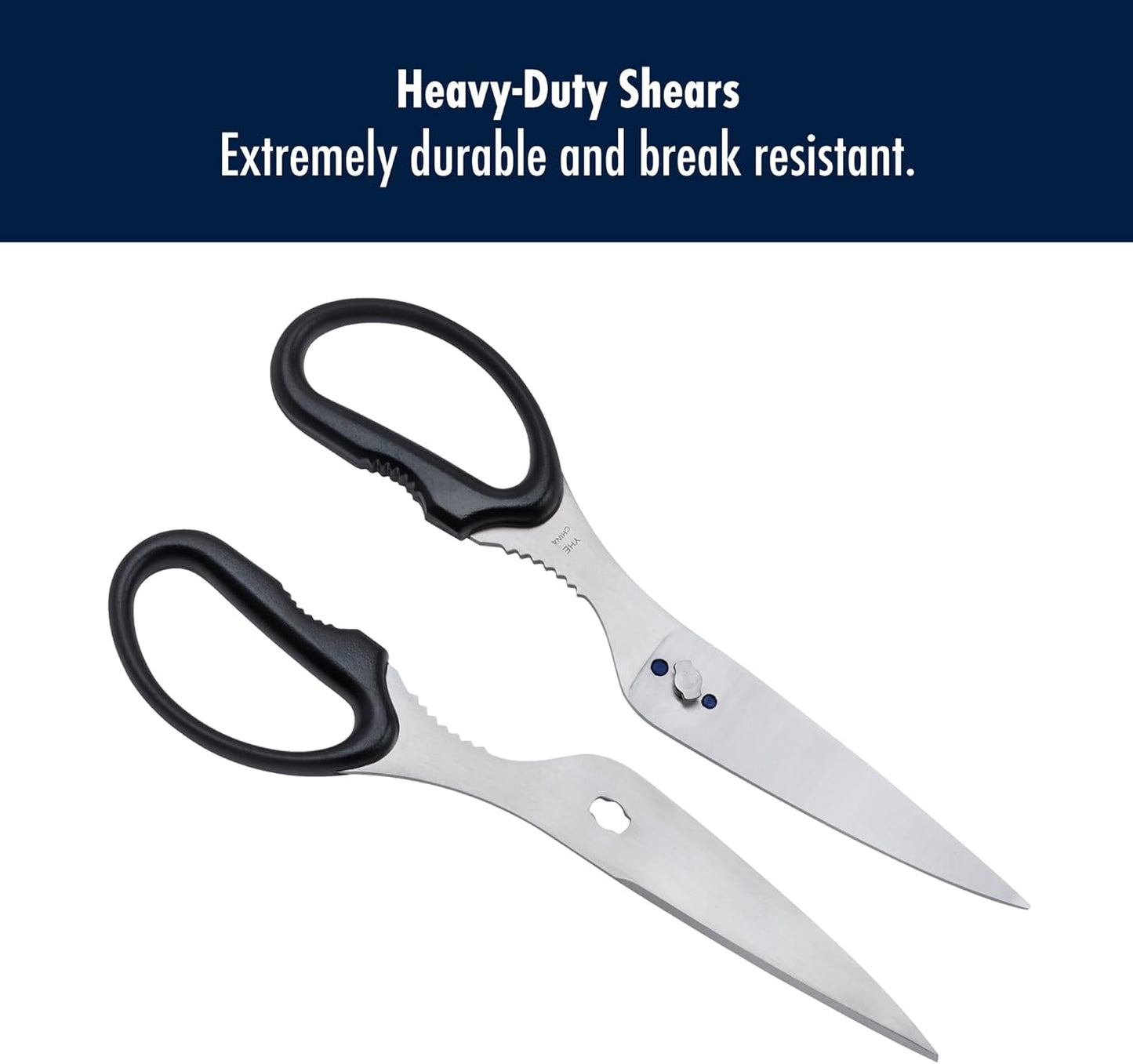 Henckels Kitchen Scissors, Micro Serrated Blade Edge, Stainless Steel