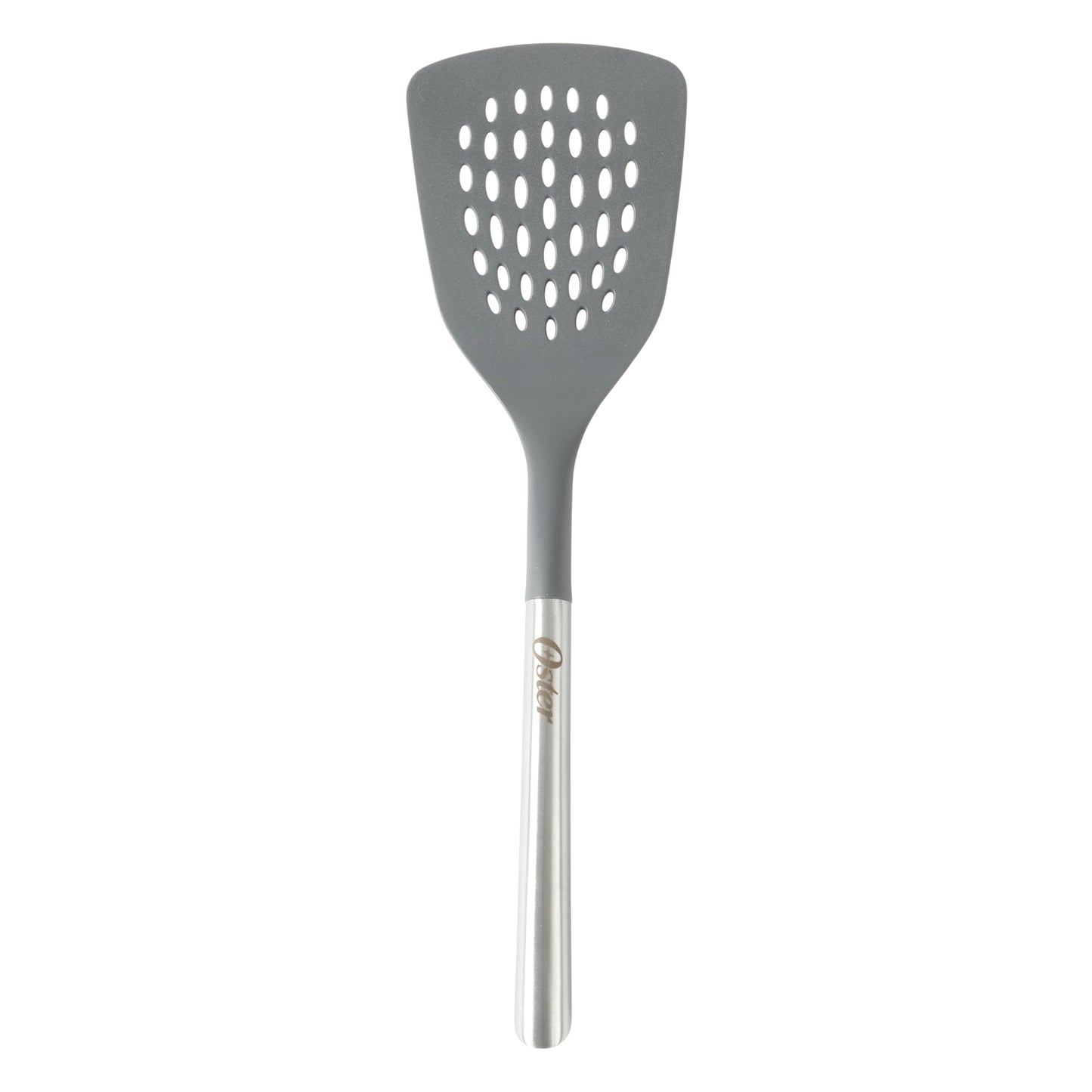 Oster Chadswyck 7.7” Garlic Press, Stainless Steel Garlic Mincer & Crusher, Easy Squeeze, Dishwasher Safe