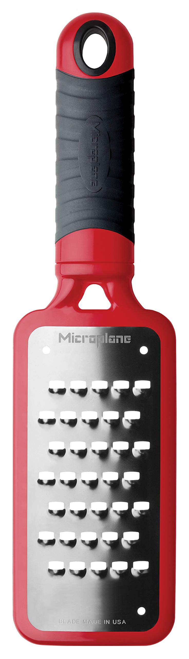 Microplane Home Series Multipurpose Coarse Grater - Easy to Use, Perfect for Everyday Cooking (Black)