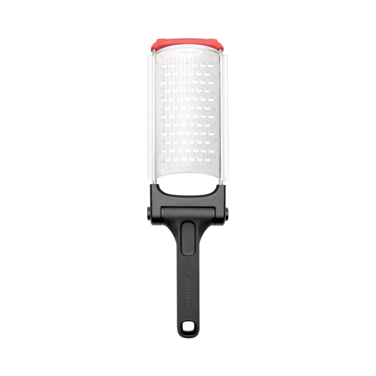 CUISIPRO Surface Glide Technology Stainless Steel Folding Handle Grater, Coarse