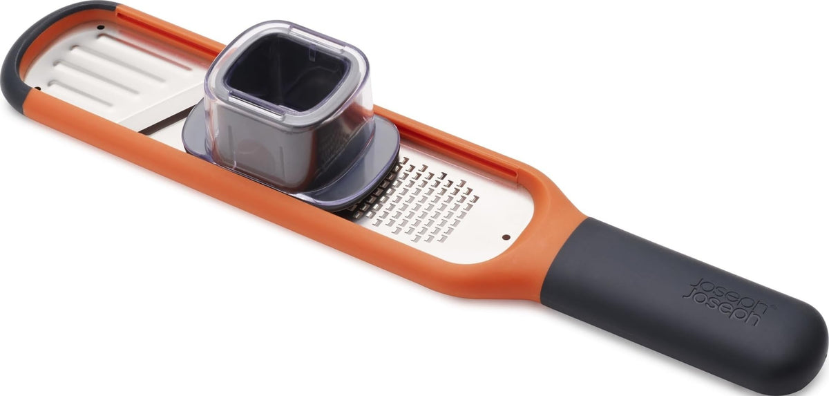 Joseph Joseph 2-in-1 Mini Grater & Slicer – Compact Kitchen Tool with Sharp Stainless Steel Blades