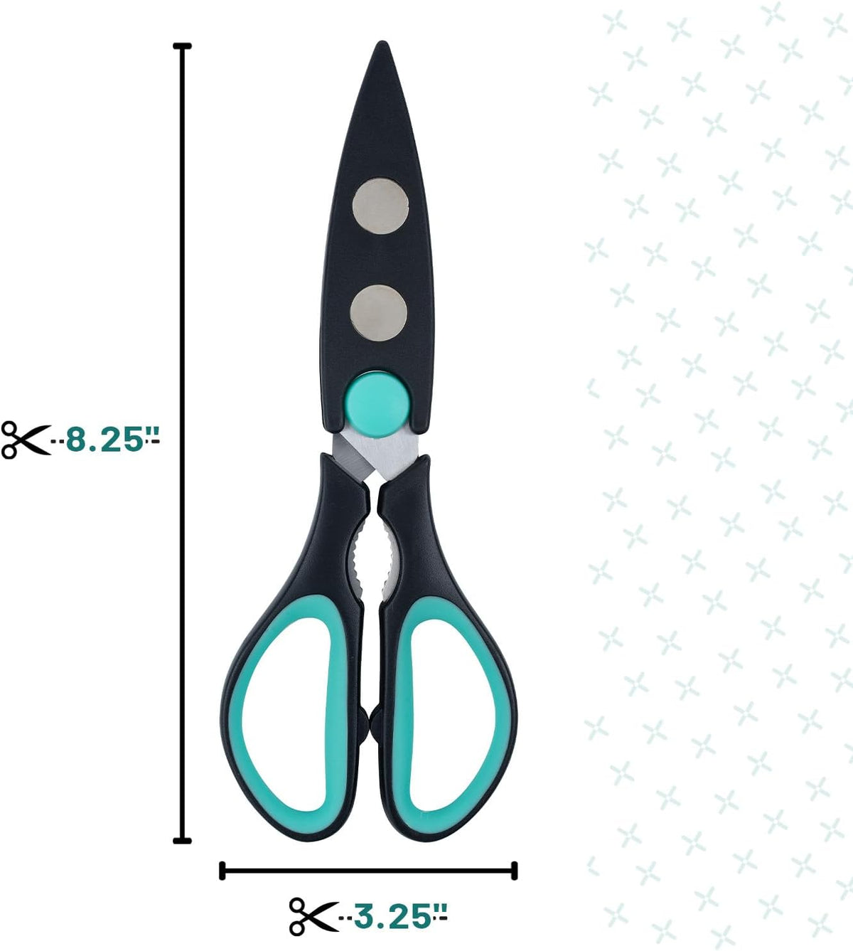 Mr. Pen- All Purpose Kitchen Shears with Protective Sheath, 8 Inch