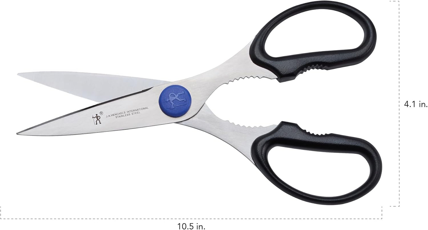 Henckels Kitchen Scissors, Micro Serrated Blade Edge, Stainless Steel