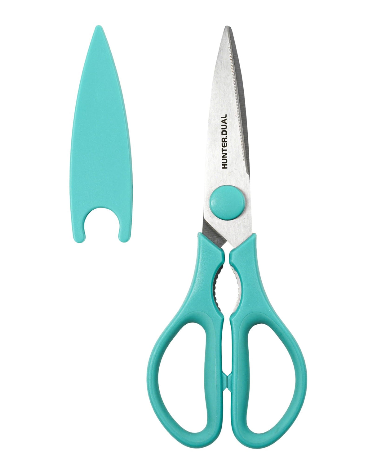Kitchen Scissors for Food, HUNTER.DUAL Heavy Duty Come Apart Poultry Shears for Cooking, All Purpose for Cutting Chicken, Meat, Fish & Vegetables (Black, 8.35 Inch)