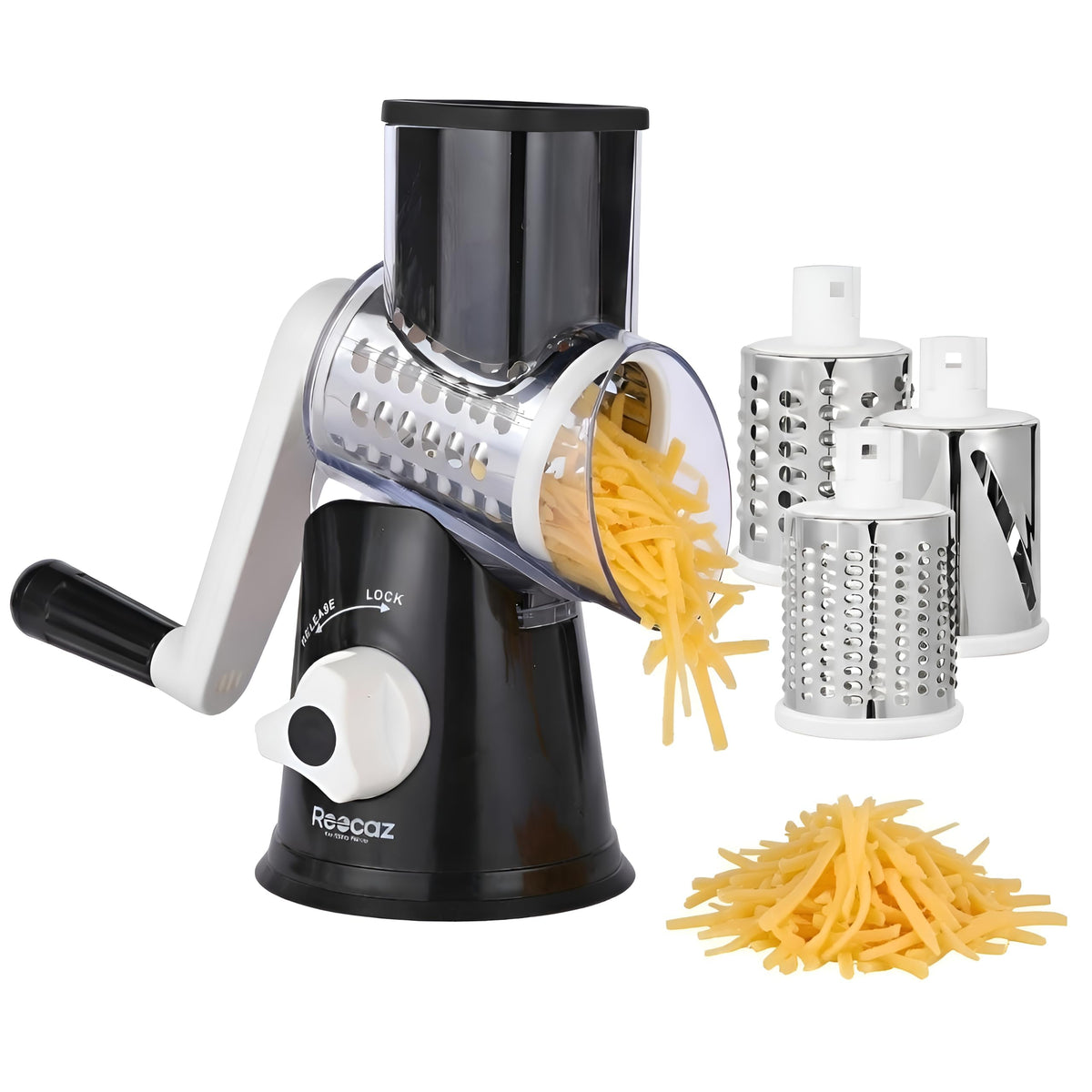 Handheld Cheese Grater & Cheese Shredder – Stainless Steel, Rust-Proof | Non-Slip Handle, Durable Flat Grater for Parmesan, Chocolate, Spices, Vegetables & More – Multi-Purpose & Easy to Clean