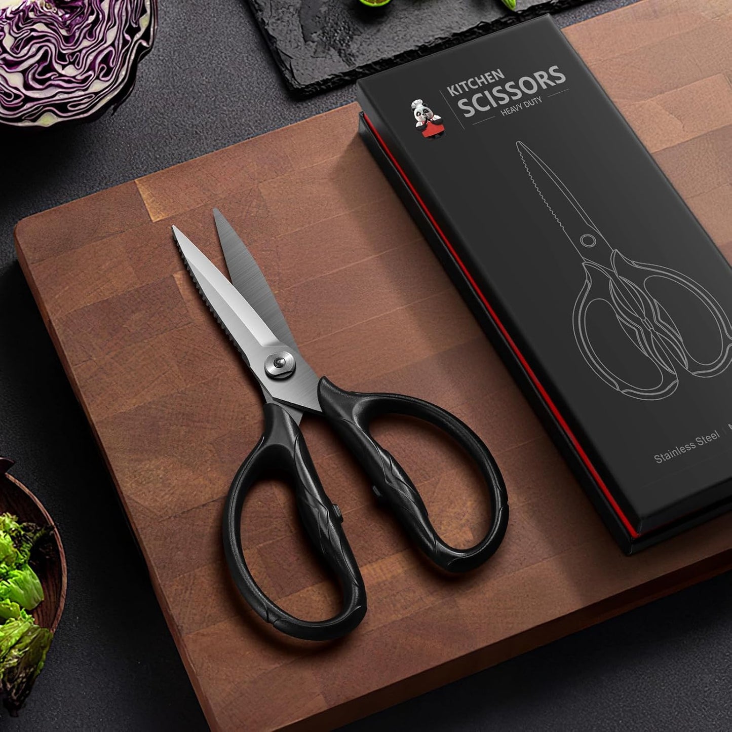 SHAN ZU 8.4" Titanium Heavy Duty Kitchen Scissors - Japanese Shears
