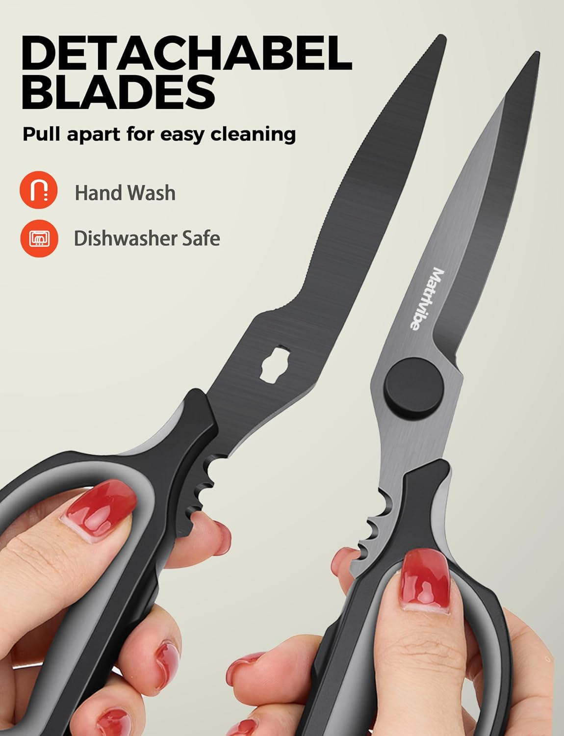 Come Apart Kitchen Shears Heavy Duty All Purpose food Scissors