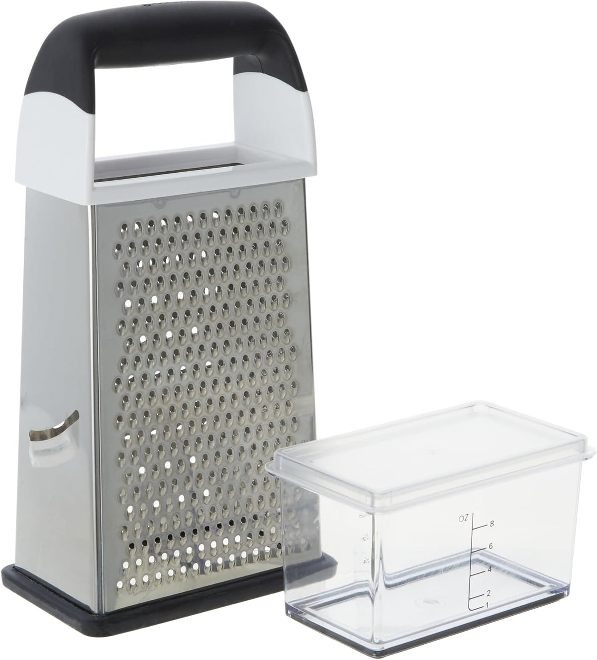 GoodCook Touch 4-sided Box Grater, Stainless Steel Blades with Collection Cup Included