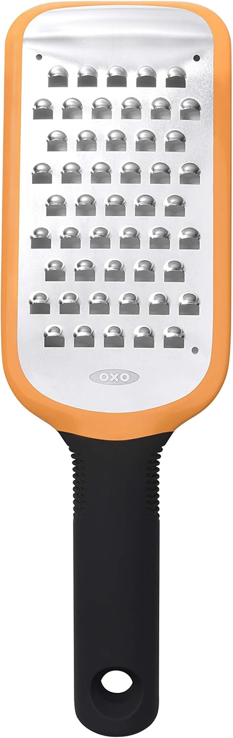 OXO Good Grips Etched Coarse Grater with Handle, Orange