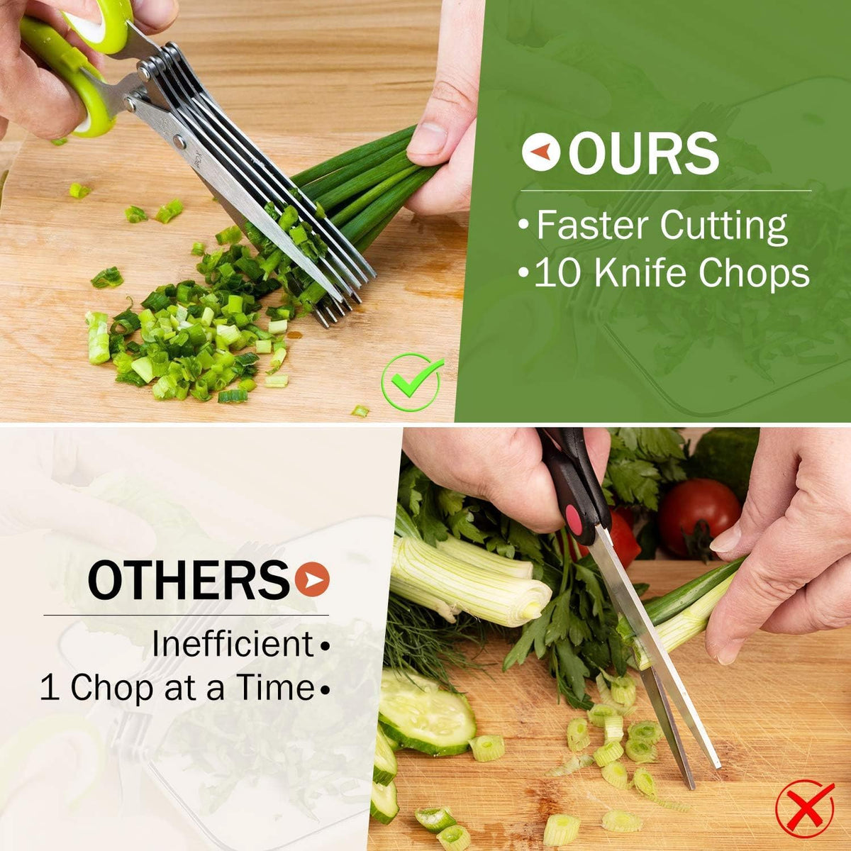 X-Chef Multipurpose 5 Blade Herb Scissors