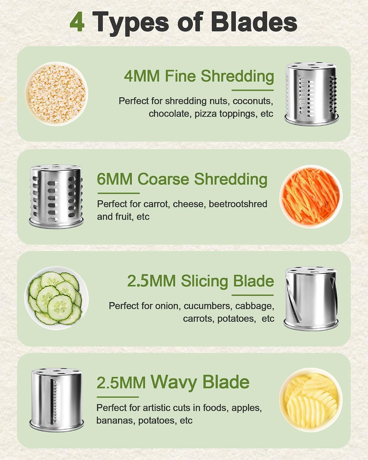 Jooke Slicer Shredder Attachment for KitchenAid Stand Mixers, Storage Case