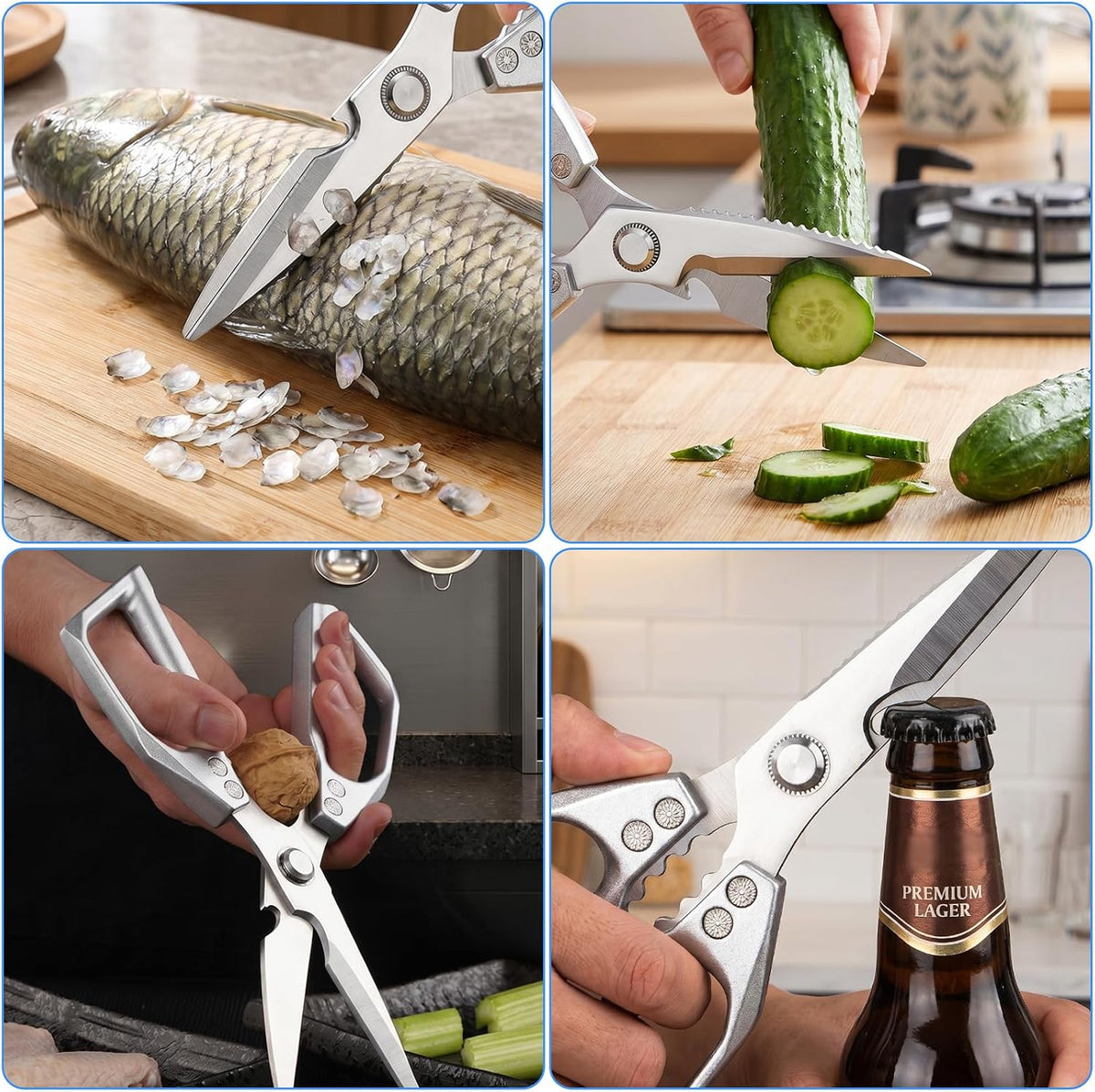 Heavy Duty Kitchen Scissors, Stainless Steel